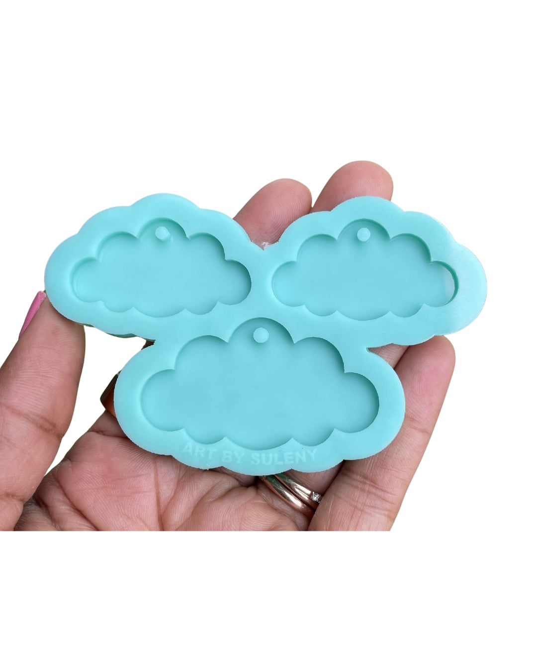Cloud Mold Shiny Silicone Mold Earrings & Keychain Making