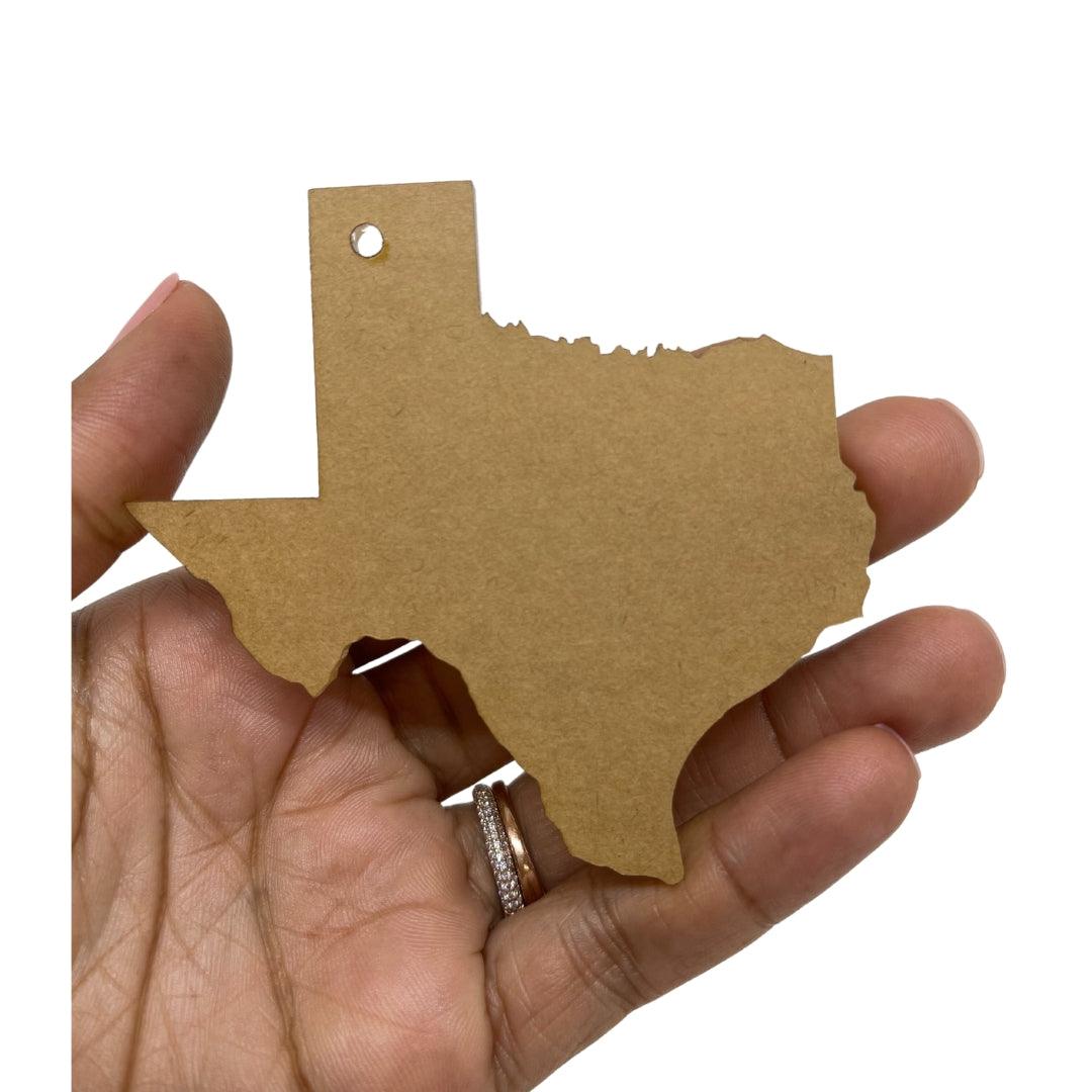 Texas Map Acrylic Blanks