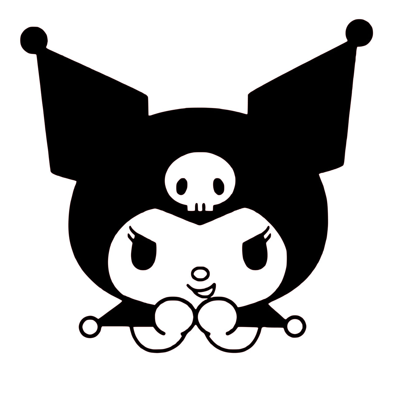Hello Kitty Kuromi Giggle Decal Sticker Car Sticker Permanent Outdoor Vinyl