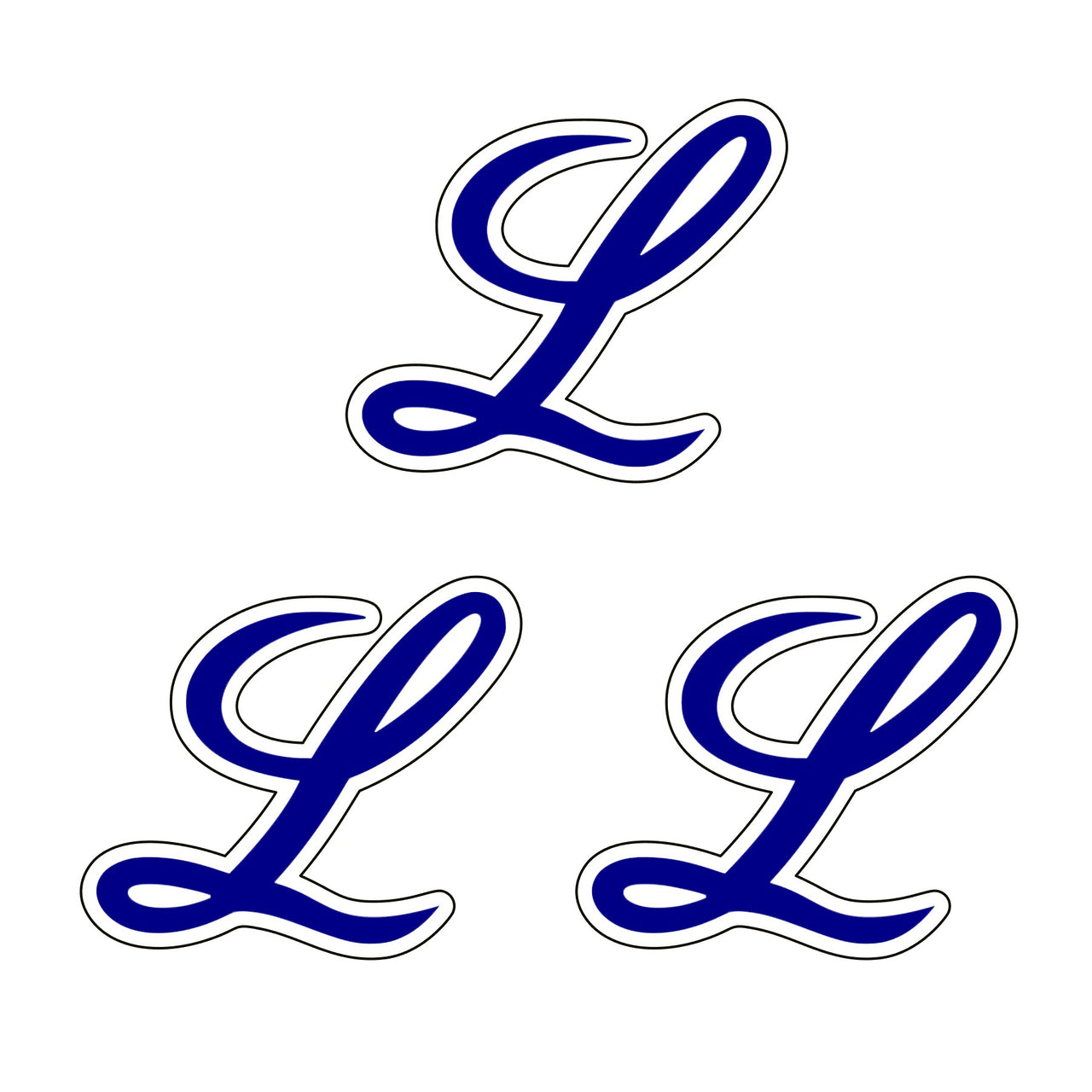 3 Pcs Tigres del Licey Vinyl Car Sticker Dominican Baseball Bumpers Stickers