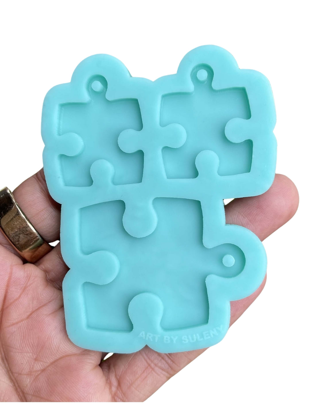 Puzzle Piece Silicone Mold | Autism Awareness | DIY Resin Earrings Mold
