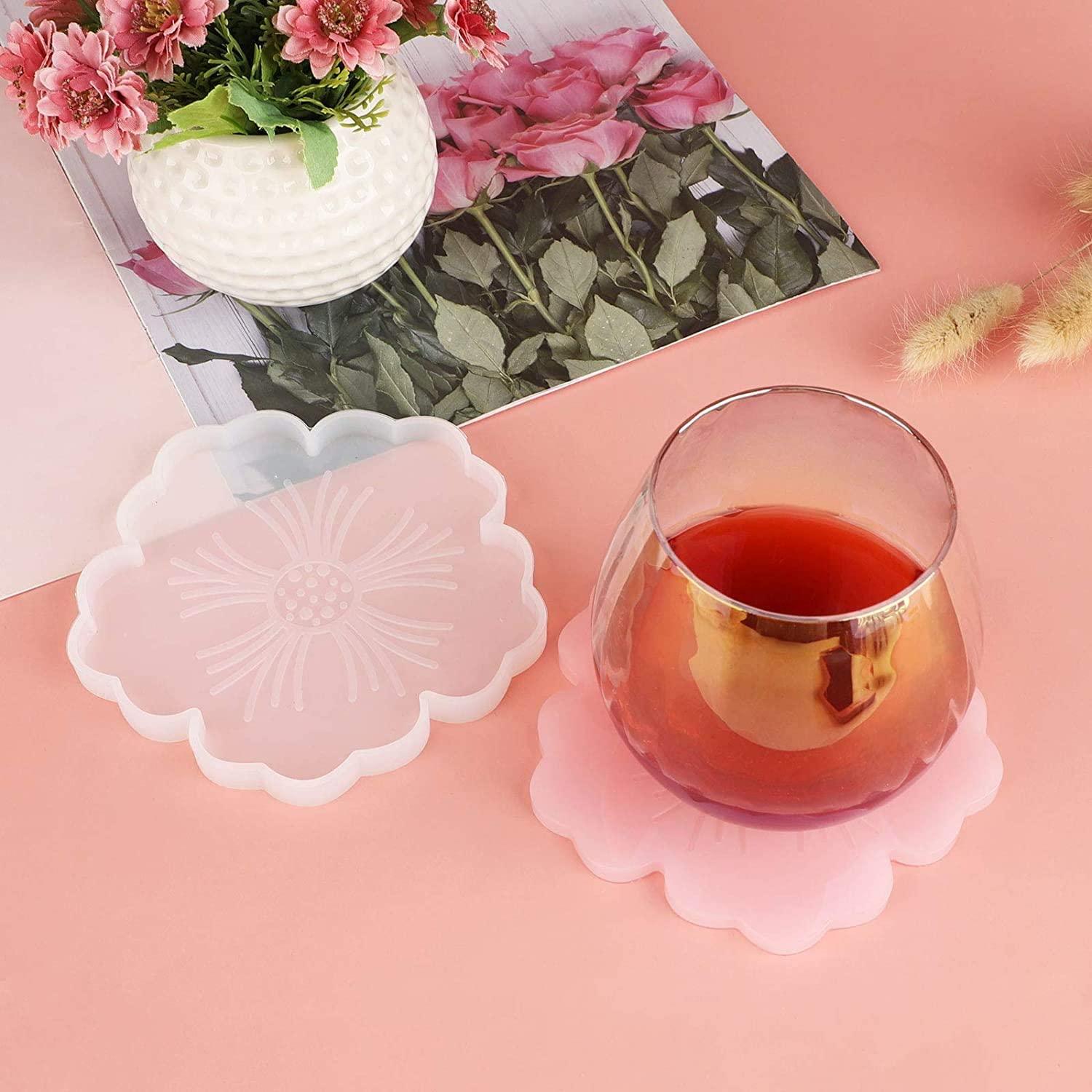 Flower Mold Set of 6 / Home Decoration Silicone Molds / Tray Mold / Coaster Mold Mold for Resin /
