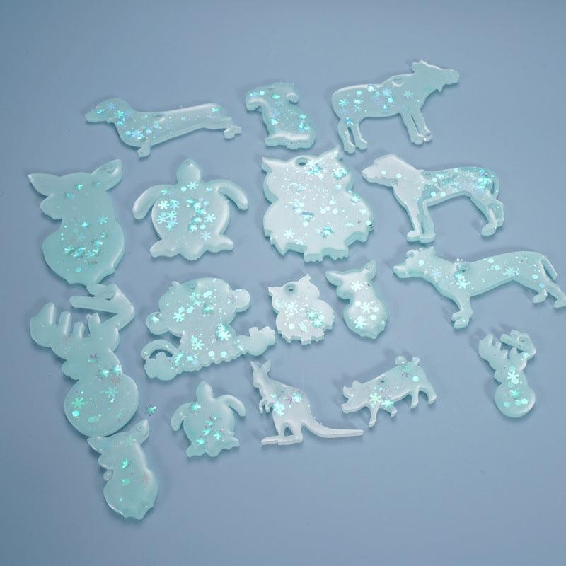 Turtle Mold for Keychain / Resin Silicone Mold / Turtle Silicone Mold