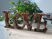 Coffee Bean Love Resin Sign - LOVE Sign