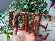 Coffee Bean Love Resin Sign - LOVE Sign