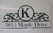 Mailbox Custom Design Box Address made in vinyl - Art By Suleny Craft Store LLC