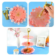 Cup Cake Tray Resin Mold Decoration Mold for Epoxy Resin Tray Mold with Handles - Art By Suleny Craft Store LLC