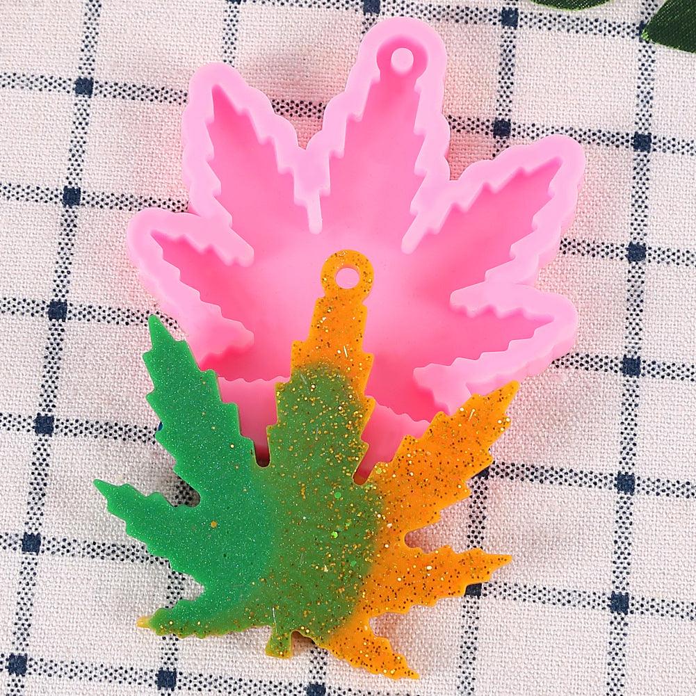 Weed Leaf Mold / Astray Silicone Mold for Keychain / Marihuana Weed Mold / Mold for Resin