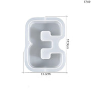 Big Numbers Silicone Mold -Number Mold for Resin - Big Mold - Letters Mold for Epoxy Resin - Art By Suleny Craft Store LLC