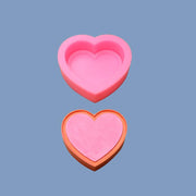 Heart Lover Mold / Couples Pendant Mold / Hear Mold for Jewelry / Love Mold CLEARENCE - Art By Suleny Craft Store LLC