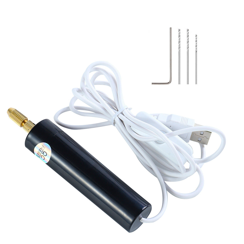USB Electric Hand Drill for DIY Epoxy Resin Handcraft Projects