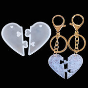 Heart Locks for Lover Mold / Couples Pendant Mold / Hear Mold for Jewelry / Love Mold