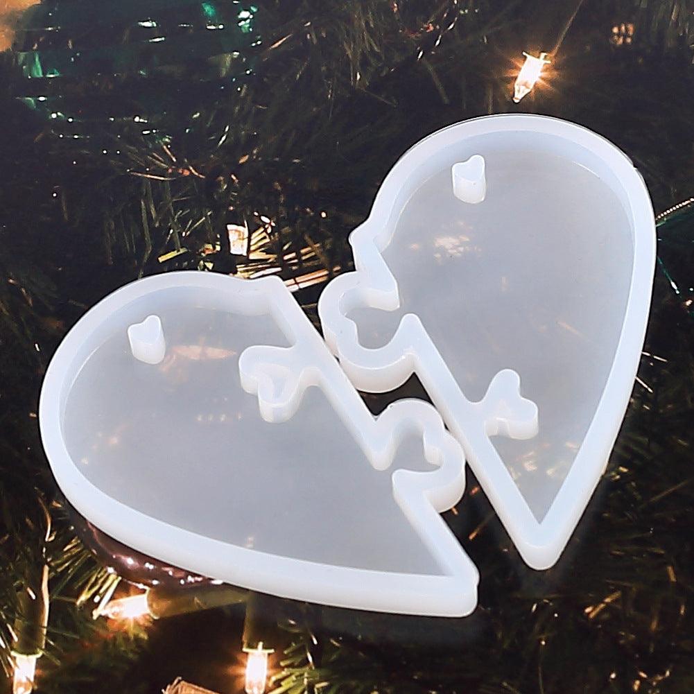 Heart Locks for Lover Mold / Couples Pendant Mold / Hear Mold for Jewelry / Love Mold
