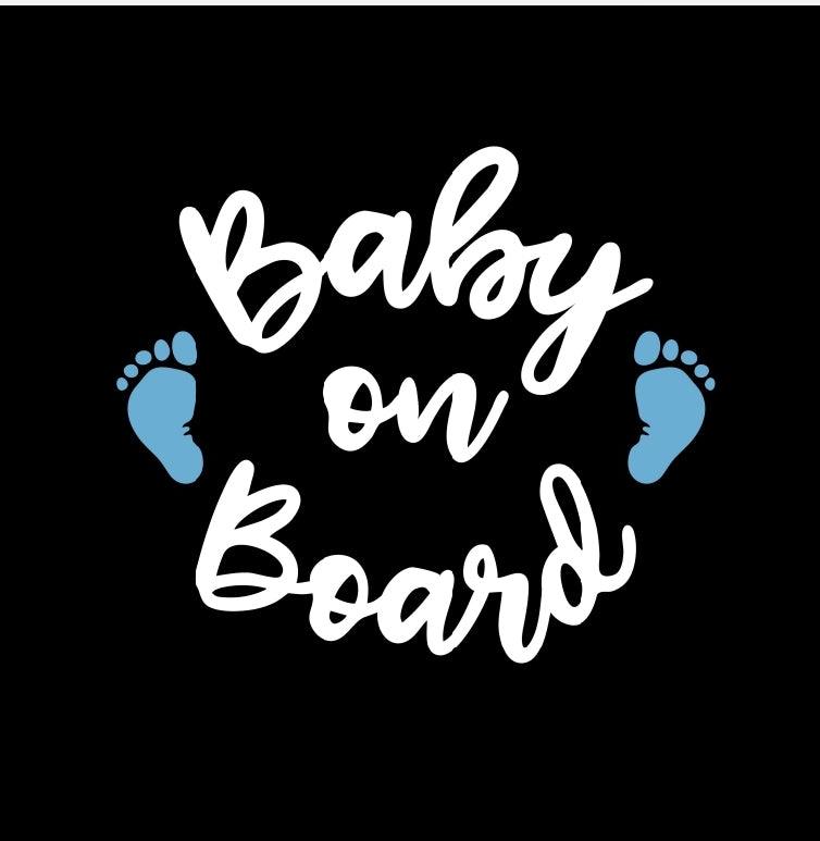 Baby on Board Sticker, car vinyl stickers, Decal Stickers, boy and girl