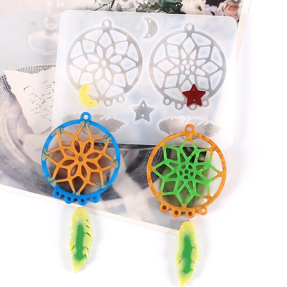 Dream Catcher Keychain Mold for Resin / Silcone Mold for Craft Resin DIY