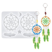 Dream Catcher Keychain Mold for Resin / Silcone Mold for Craft Resin DIY