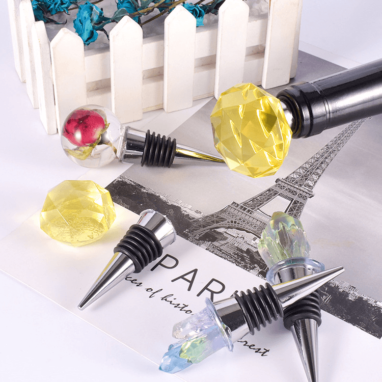 DIY Wine Bottle Stopper Mold / Diamond Resin Mold / Red Wine Stopper Mould / DIY Epoxy Resin Art