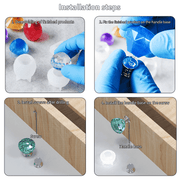Drawer Knobs Resin Mold Cabinet Pulls Molds for Epoxy Resin - Cabinete Door Handles - Art By Suleny Craft Store LLC