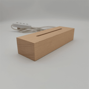 LED Night Light Wooden Base Lamp Resin Craft DIY Home Decoration CLEARENCE - Art By Suleny Craft Store LLC