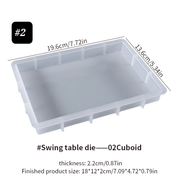 Large Resin Mold / Home Decoration Silicone Molds / Rentangle Large Mold / DIY Epoxy Resin Art / Rectangle Big Mold