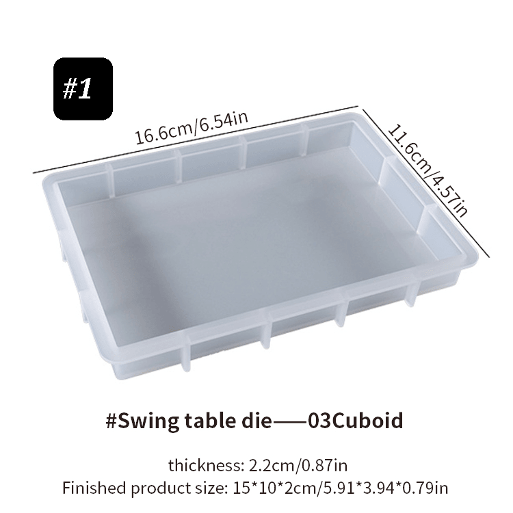 Large Resin Mold / Home Decoration Silicone Molds / Rentangle Large Mold / DIY Epoxy Resin Art / Rectangle Big Mold