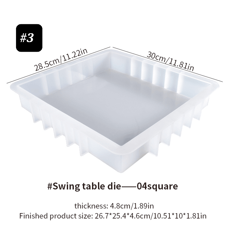 Large Resin Mold / Home Decoration Silicone Molds / Rentangle Large Mold / DIY Epoxy Resin Art / Rectangle Big Mold