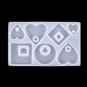 Pendant Silicone Mold Jewelry Silicone Mold for Epoxy Resin Keychain Shape Mold CLEARENCE - Art By Suleny Craft Store LLC