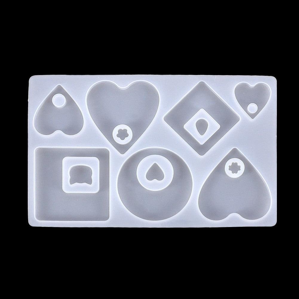 Pendant Silicone Mold Jewelry Silicone Mold for Epoxy Resin Keychain Shape Mold CLEARENCE - Art By Suleny Craft Store LLC