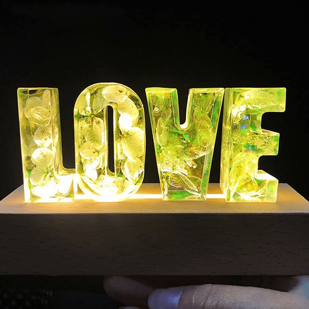 Alphabet Silicone Mold - Letter Mold for Resin - Big Letter Mold - Mold for Keychain - Letters Mold for Epoxy Resin - Art By Suleny Craft Store LLC