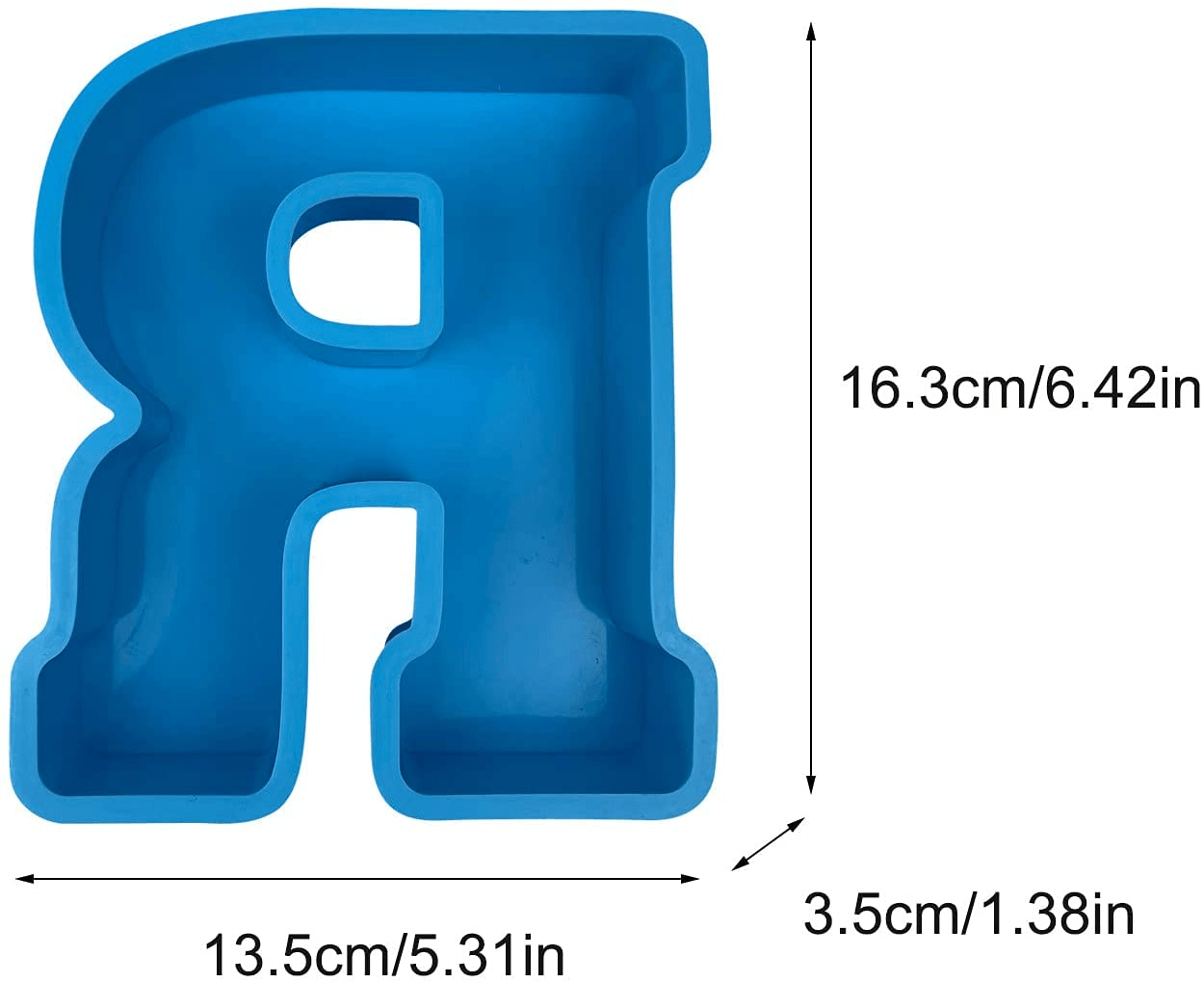 Alphabet Silicone Mold - Letter Mold for Resin - Big Letter Mold - Mold for Keychain - Letters Mold for Epoxy Resin - Art By Suleny Craft Store LLC