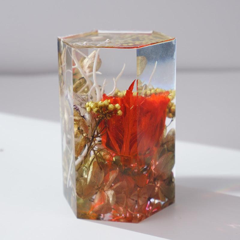 3D Hexagonal Round Column Candles Mold / Resin Candle Mold / Soap Mold / DIY Epoxy Resin Art / Single Mold - Art By Suleny Craft Store LLC