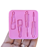 Makeup Mold - Beauty Earrings Mold - Lipstick Mold - Rimmel Mold - Silicone Mold for Epoxy Resin - Mascara Mold