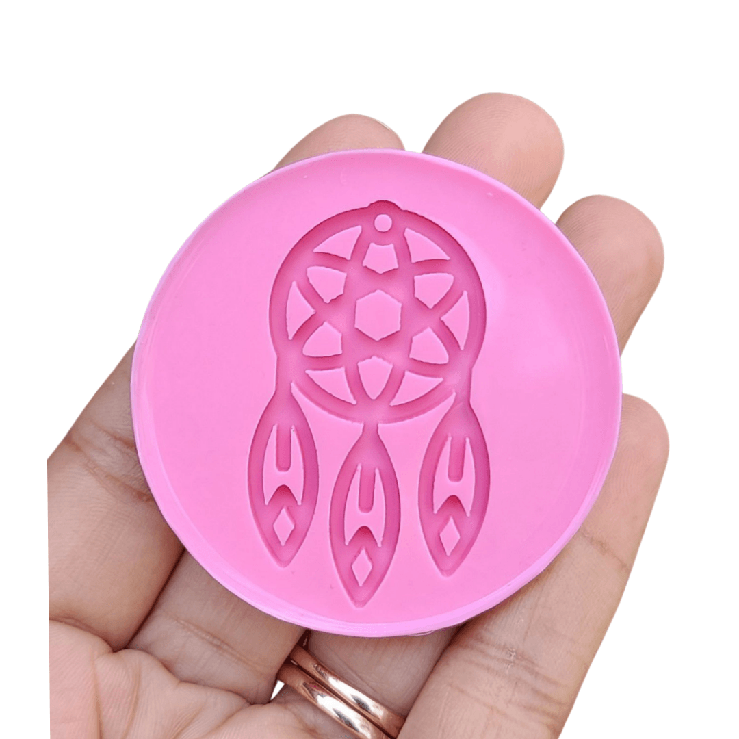 Dream Catcher Mold for Resin Keychain Dreamctcher Silicone Mold