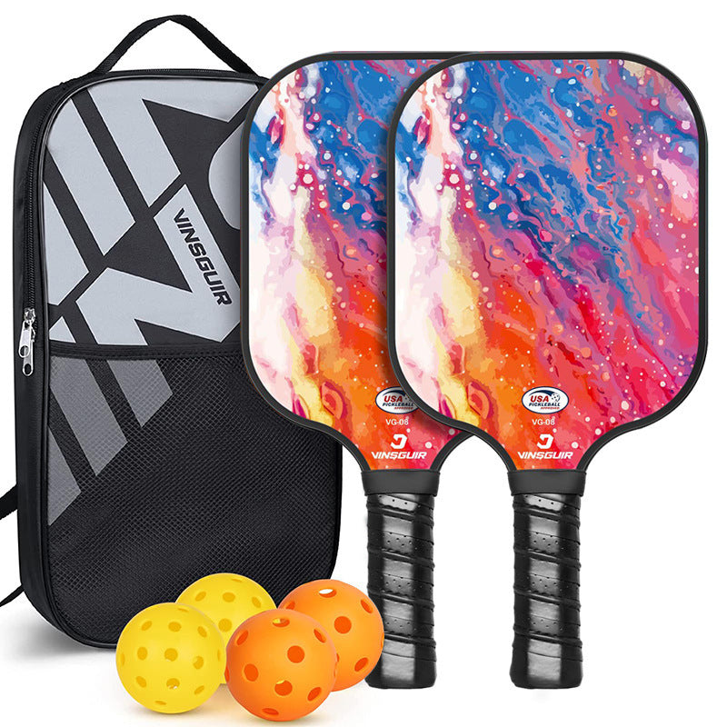 Pickleball Paddles Set of 2, Lighweight USAPA Approved Fiberglass Pickleball