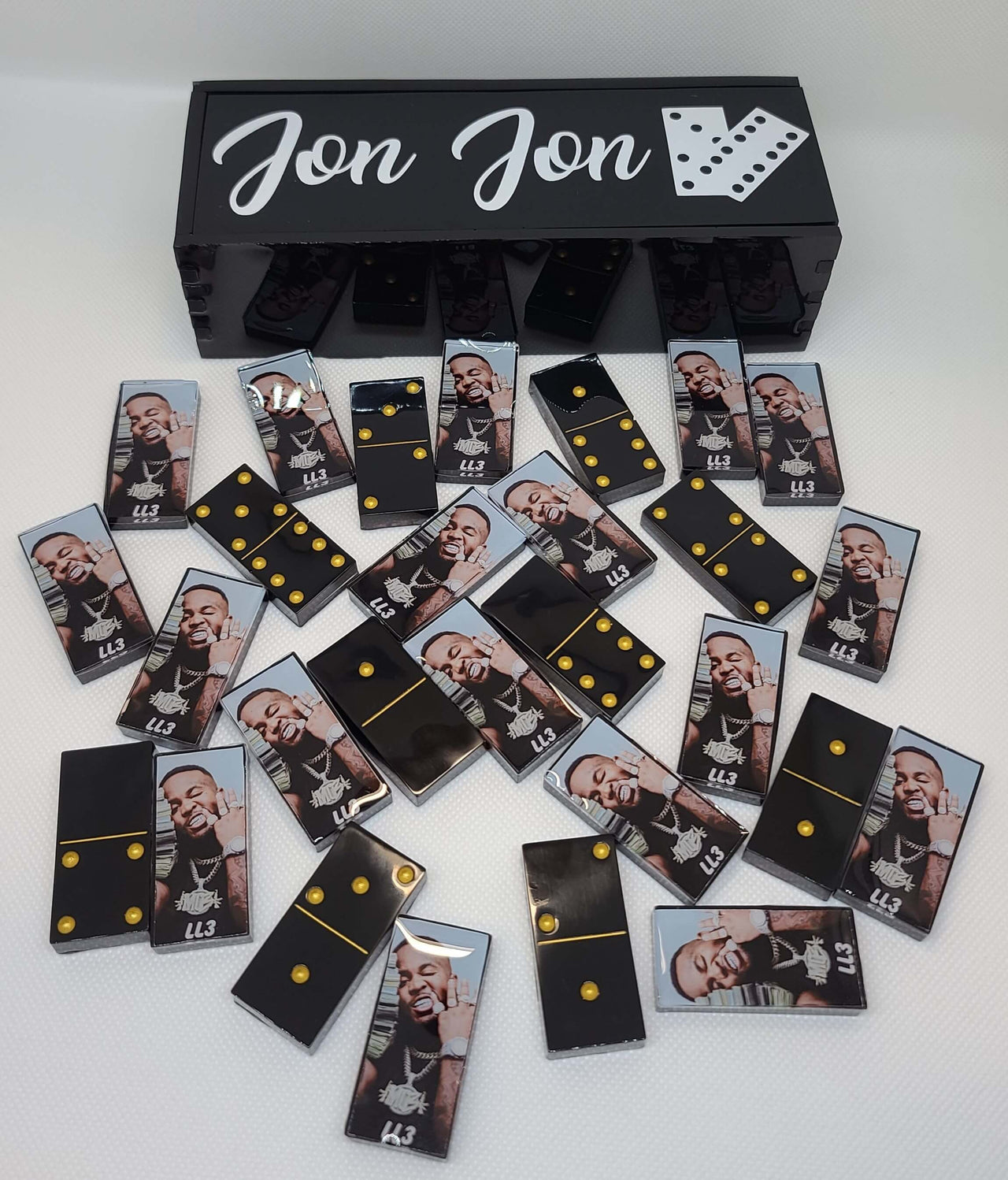 Custom Resin Dominoes with your own Logo or Picture