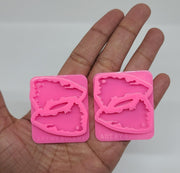 2 PCS Silicone Mold - Molds for Resin - Dominican Republic Map - DR Map Mold - Earrings Mold - DR Silicone Mold - Molds for Charms - Resin Mold - Art By Suleny Craft Store LLC