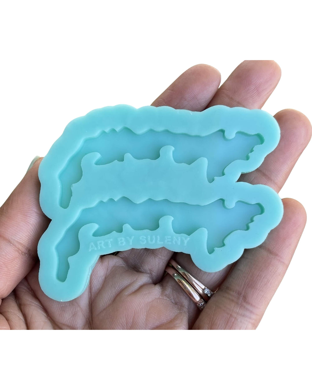 Cuba Map Silicone Mold for Pendant Keychain Charms Earrings