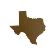 Acrylic Blank Keychain Texas Map