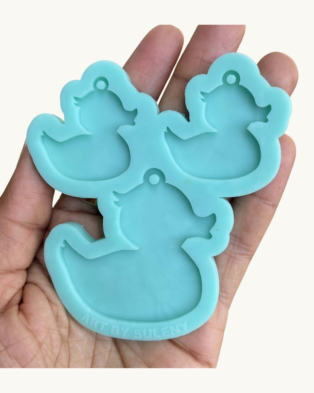 Duck Silicone Mold for Earrings & Keychain Making