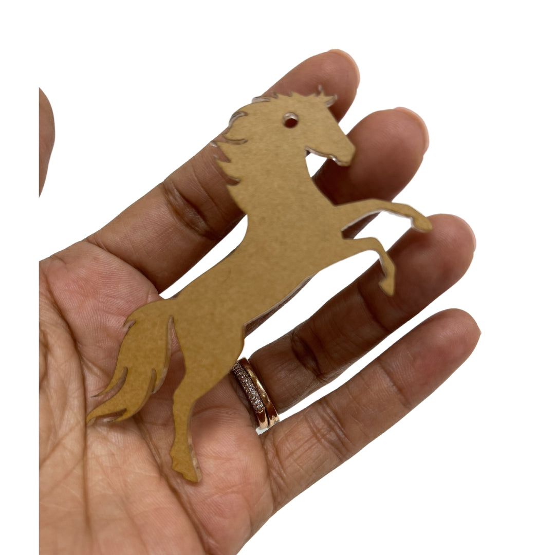 Horse Acrylic Blank for Keychain DIY Souvenir and More