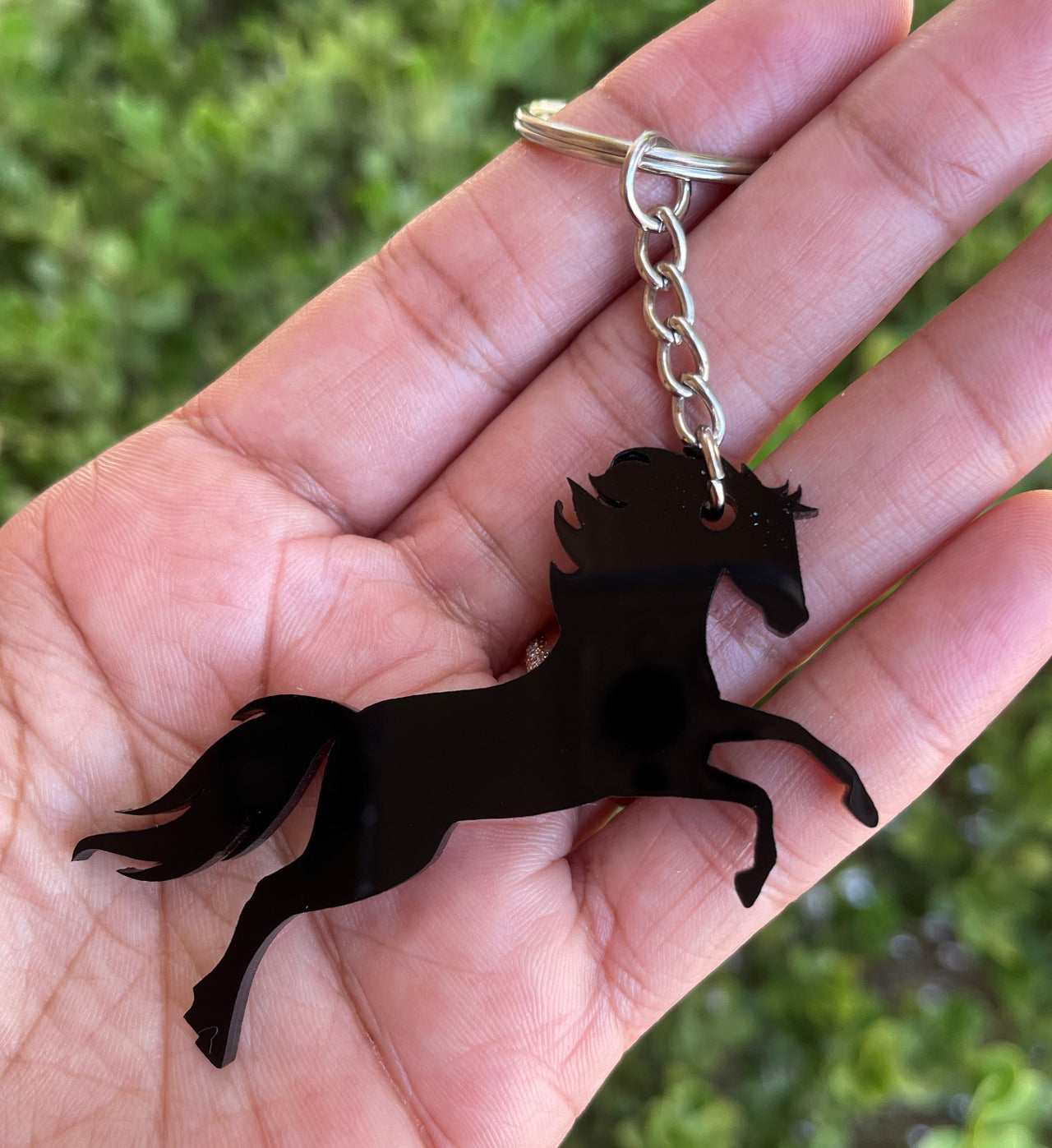 Running Horse Acrylic Keychain