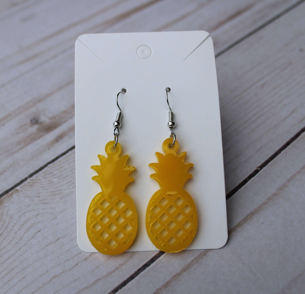 Tropical Pineapple Dangle Earrings