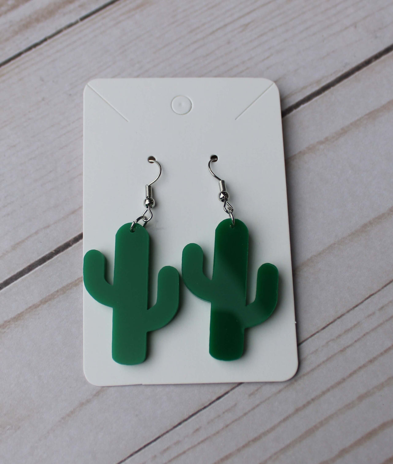 Cactus Dangle Earrings Mexico Symbol Earrings