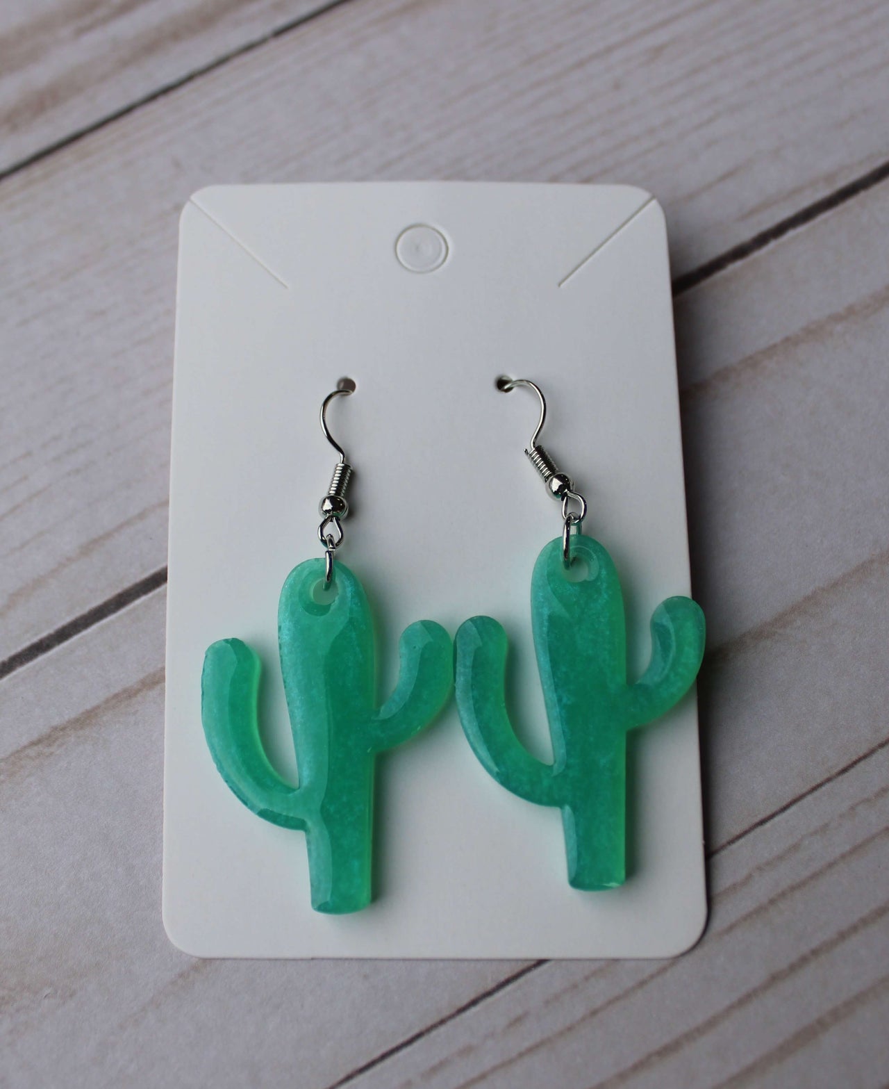 Cactus Dangle Earrings Mexico Symbol Earrings