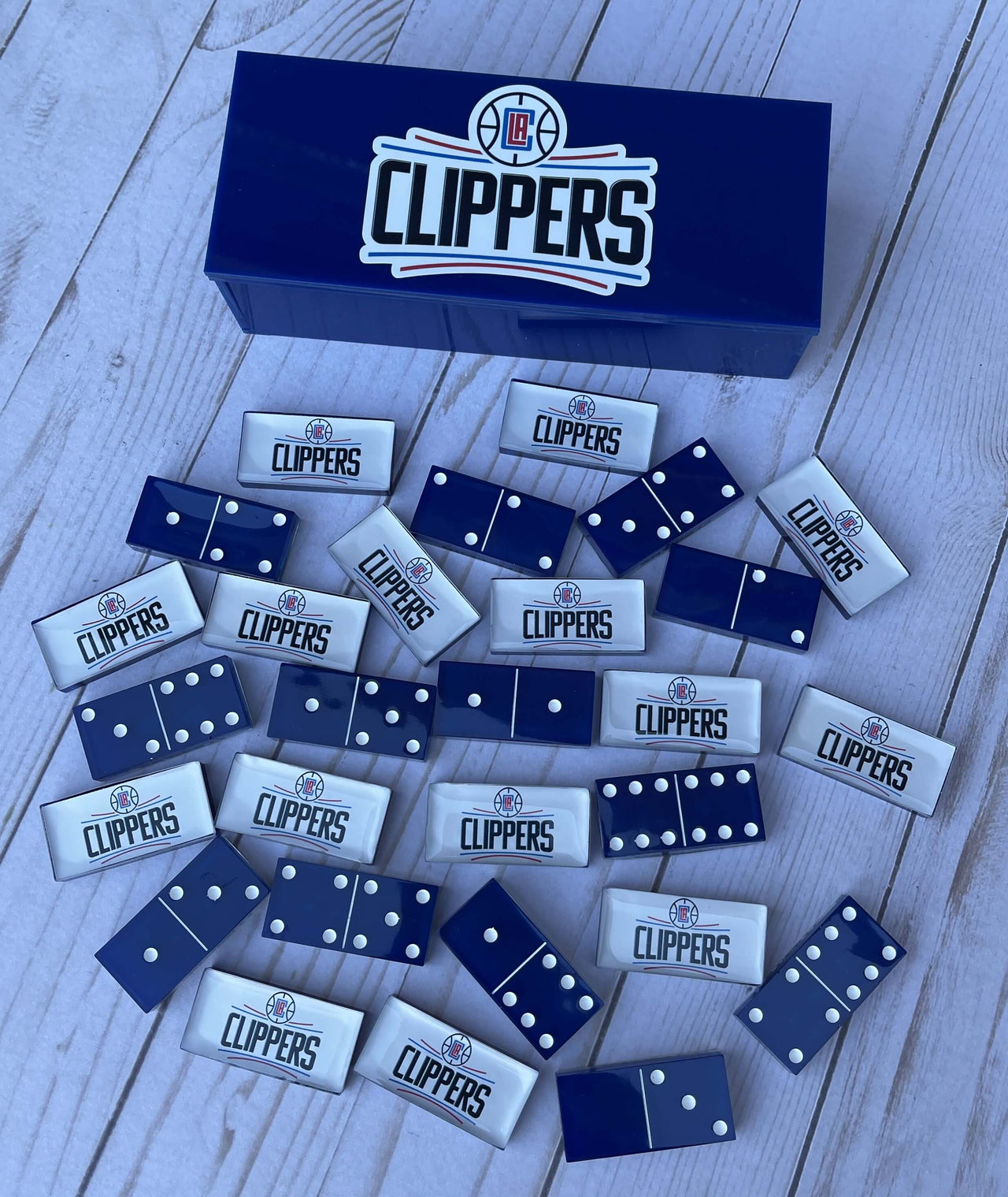 LA Clippers NBA Basketball Dominoes Set Basketball Teams NBA Gifts