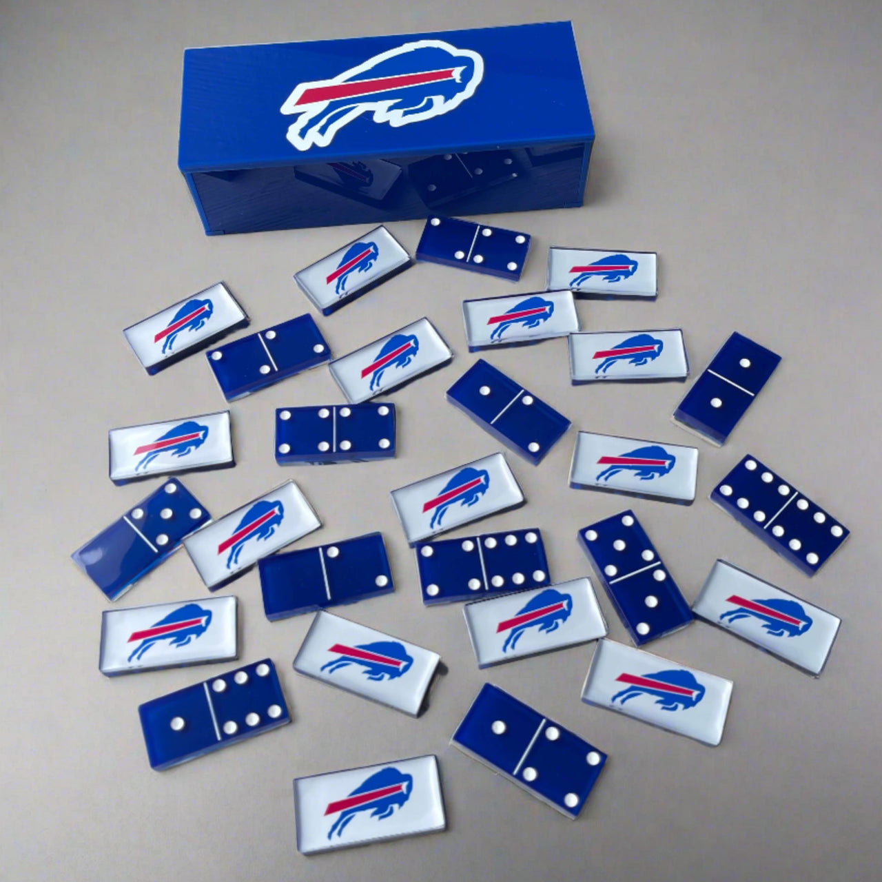 Buffalo Bills Dominoes Set American Football NFL Custom Resin Dominoes