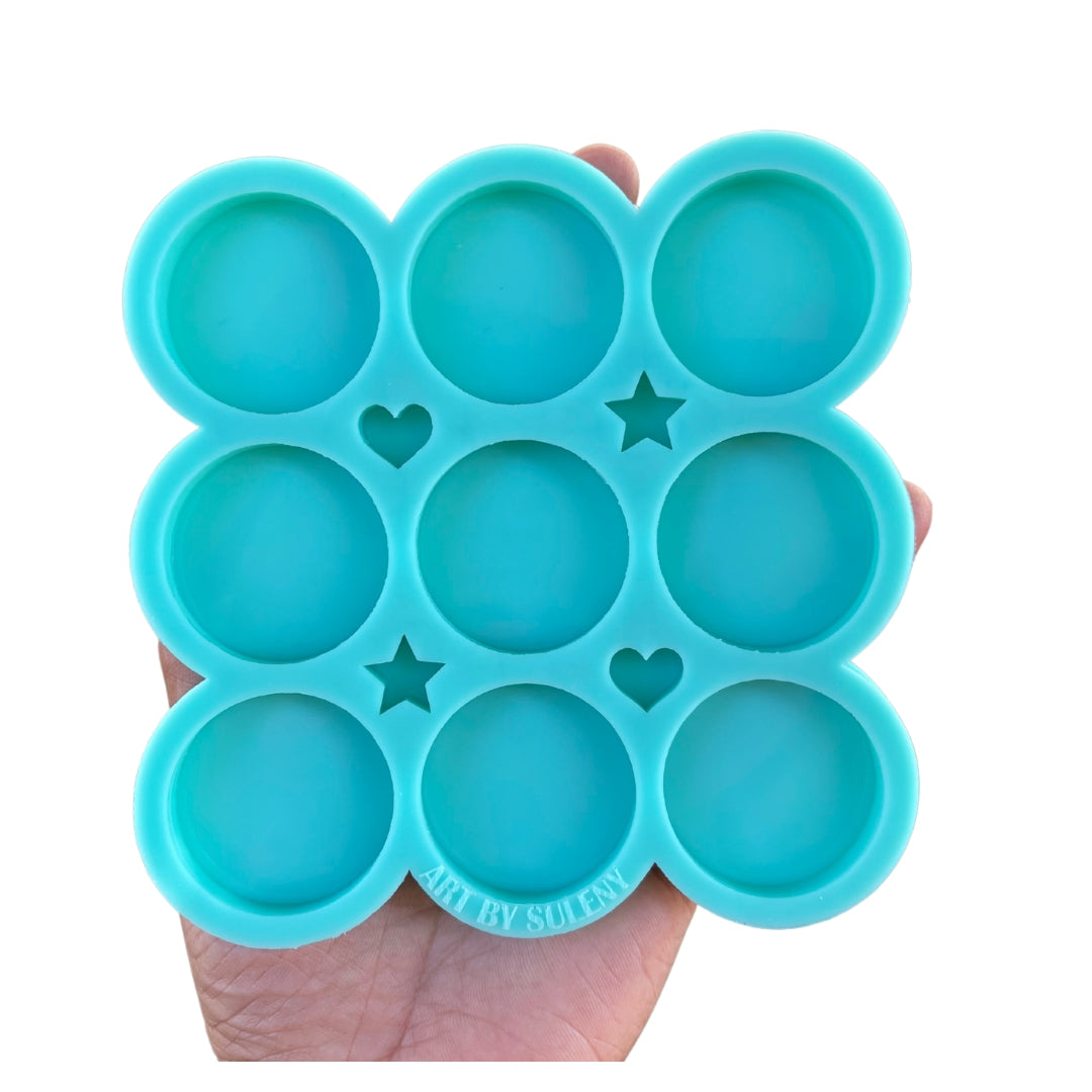 Multi Circles Round Mold for Keychain / Souvenir / Favors