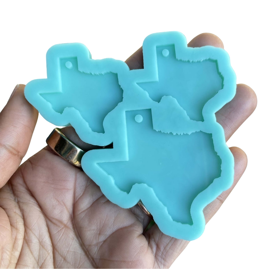 Texas Map Earrings Mold Texas Shape Jewelry Mold