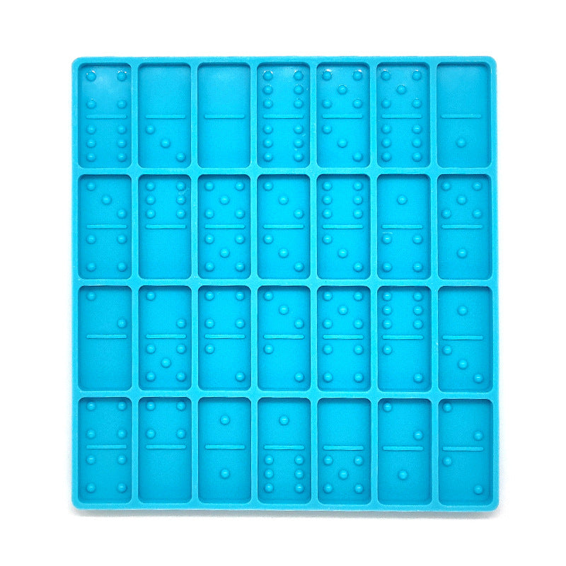 Double Six Dominoes Mold for Resin Thin Domino Mold