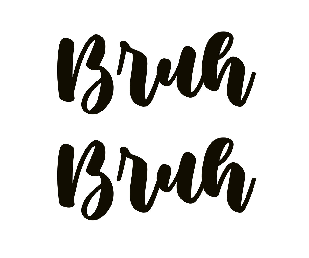 2 Pcs BRUH Teen Mom Funny Car Decal Sticker Gift for Mom ideal for Car Truck Laptop Notebook Mirror